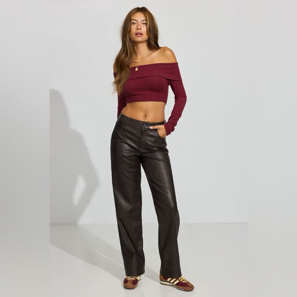 garage leather pants